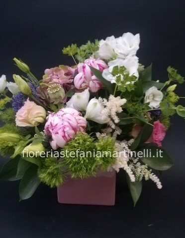 Composizione fiori misti