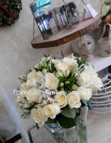 Bouquet rose e alstromeria