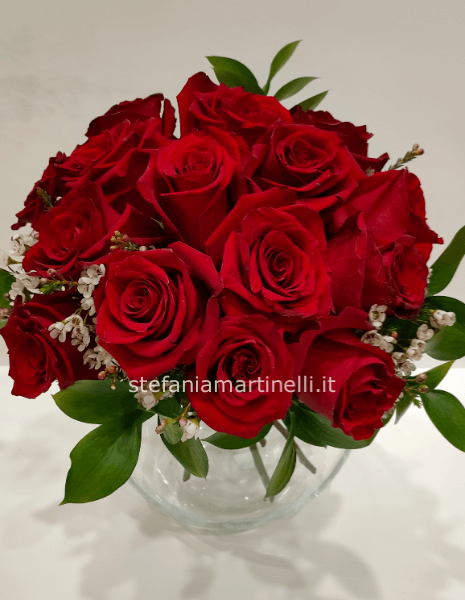Bouquet di 12 rose rosse