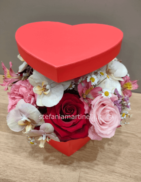 Flower box cuore